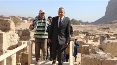 محافظ سوهاج يتابع تطوير منطقة إتريبس الأثرية بتكلفة 5 مليون جنيه