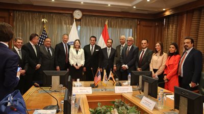 بالصور.. وزير التعليم العالى يستقبل مساعد وزير الخارجية الأمريكية