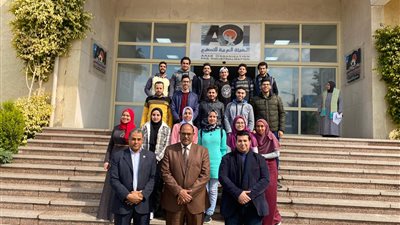 طلاب جامعة كفر الشيخ في زيارة مصنع الإلكترونيات التابع للهيئة العربية للتصنيع في إطار مبادرة 