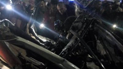 الجهات الامنية تكشف تفاصيل حادث طريق المطار المروع