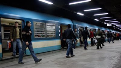 عاجل|  المترو : إيقاف حركة الخط الأول من الشهداء لـ المرج بسبب الأمطار 