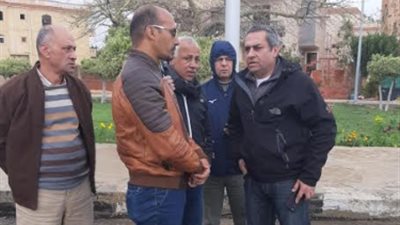 قيادات وزارة الإسكان يتفقدون  مدينة الشروق لمتابعة التعامل مع  تداعيات الأمطار الغزيرة