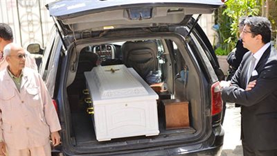 تشيع جثمان الراحل جورج سيدهم من  كنيسة العذراء مريم والقديس اثناسيوس الرسولي بمدينة نصر