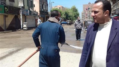 للوقايه من كورونا.. حملة تطهير وتعقيم مكبرة ورفع الاشغالات والتراكمات بالمنشاة بسوهاج
