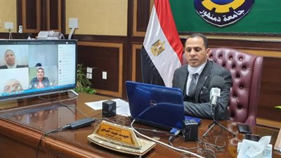 لأول مرة في جامعة دمنهور إختبار إلكتروني تجريبي فى التعليم عن بعد