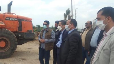 إزالة 46 تعديًا علي الاراضي الزراعية واملاك الدولة  بالغربية 