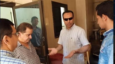 حريق هائل بغرف العناية بمشتسفى طهطا العام