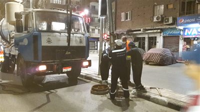 مياه اسيوط .. تطهير خطوط الصرف الصحى استعدادا لفصل الصيف