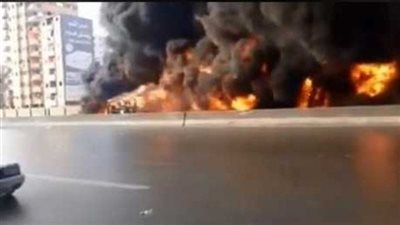 عاجل| انفجار ناقلة وقود في العاشر من رمضان 