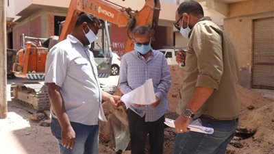 ٢٧ مليون جنيه لتجديد خطوط شبكات مياه مناطق  