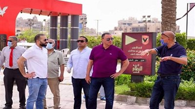 الخطيب يتفقد فرع الاهلى بمدينة نصر