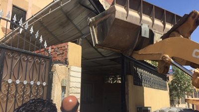 يالصور: حملات لرفع الإشغالات بمدينتى القاهرة الجديدة وحدائق أكتوبر