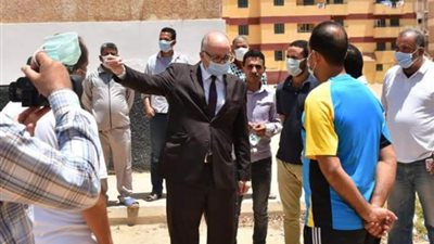 عماره.. يتفقد أحوال العائدين من الكويت بالمدن الجامعية بجامعه مدينه السادات