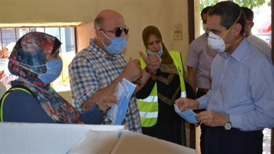 محافظ الغربية : 3 منافذ لبيع الكمامات للمواطنين بـ 2 جنيه  