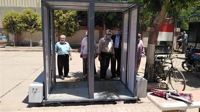 تعليم المنوفية يتابع عمليات تعقيم لجان الثانوية العامة