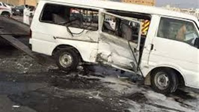 عاجل.. مصرع مراقب واصابة 5 ملاحظين لامتحانات الثانوية العامة فى حادث ميكروباص