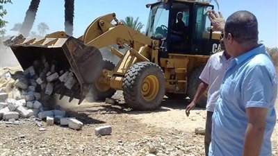إزالة 15 حالة تعدي على الأراضي الزراعية وأملاك الدولة بسوهاج