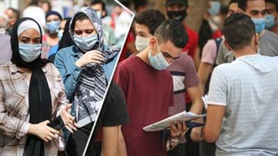  عاجل| طلاب الثانوية العامة يبدأون دخول اللجان وتفتيشهم بحثا على وسائل غش