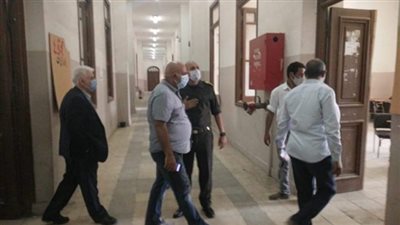 بالصور.. خالد حجازى يتفقد لجان مدرسة السعيدية صباح اليوم