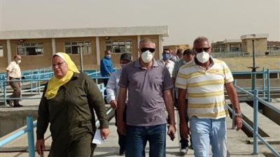 رئيس جهاز القاهرة الجديدة يتفقد سير العمل بمشروعي محطة تنقية المياه و