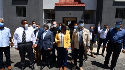 وزيرا الإسكان والتنمية المحلية ومحافظ دمياط يتفقدون مشروع تطوير شمال وجنوب الصيادين