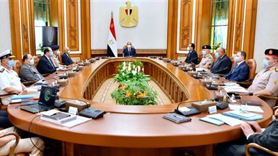 الرئيس عبد الفتاح السيسي يترأس مجلس الدفاع الوطني
