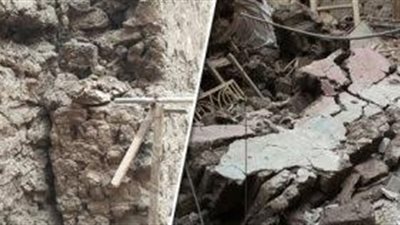 انهيار منزل 4 طوابق واستخراج ربة منزل واطفالها الثلاثة من تحت الانقاض بسوهاج