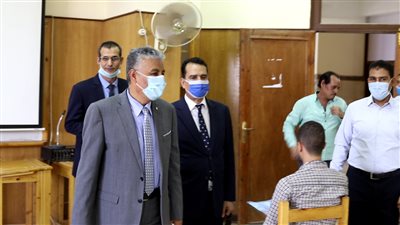 388 طالب تقدموا لاختبارات القدرات لليوم الثالث على التوالى بجامعة جنوب الوادى 