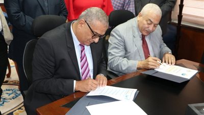 بروتوكول تعاون فى مجال الدراسات العليا بين جامعة السادات والمجتمعات العمرانية