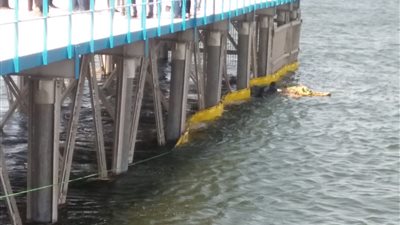 مياه أسيوط ..  أول تجربة عملية للحواجز  المطاطية  لمأمونية المياه بمحطة نزلة عبداللاه