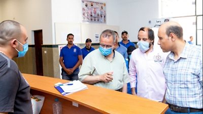 رئيس جامعة السويس يتفقد مقار التنسيق 