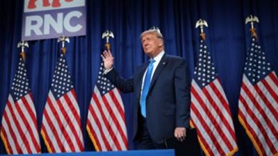  عاجل| ترامب يتعهد بالذهاب إلى المريخ فى ولايته الثانية 