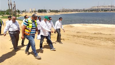 مسئولو الإسكان يتفقدون مشروع تطوير بحيرة عين الصيرة بمحافظة القاهرة