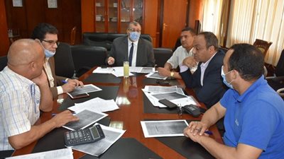 انعقاد لجنة المدن الجامعية بجامعة مدينة السادات لتحديد تكلفة اقامة الطلاب