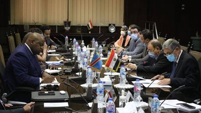  وزير الكهرباء يلتقي وفد رفيع المستوى برئاسة السيد مستشار الرئيس الكونغولى للاستثمار لبحث التعاون 
