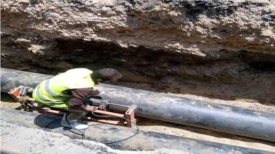 الانتهاء من أعمال إصلاح خط مياه بولاق وأرض اللواء