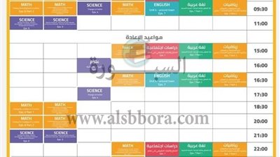 جدول الأسبوع السابع بقناة 