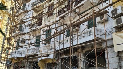 وزيرة الثقافة تتابع تنفيذ مشروع تحسين الصورة البصرية لمنطقة وسط القاهرة 