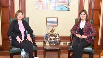 وزيرة الهجرة تستقبل نظيرتها العراقية لبحث التعاون المشترك في مجال الهجرة والمهاجرين