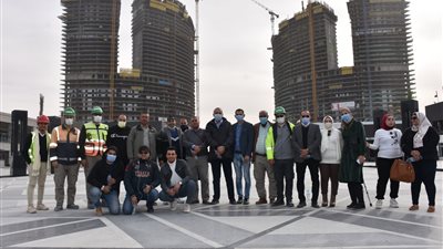 جهاز القاهرة الجديدة فى زيارة ميدانية لمدينة العلمين الجديدة