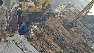 وزارة الرى توضح سبب سقوط أجزاء من أعمال تبطين ترعة البرمبل بالجيزة