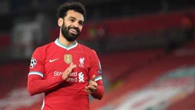 محمد صلاح يتوج بجائزة أفضل لاعب عربى في 2020