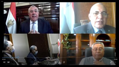 وزيرا الزراعة والري يناقشان موقف المشروعات المشتركة بين الوزارتين