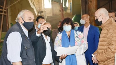 بعد غلق وتوقف لاكثر من ٣٢ عاما..  وزيرة الثقافة تتابع تنفيذ أعمال تطوير متحف الجزيرة للفنون 