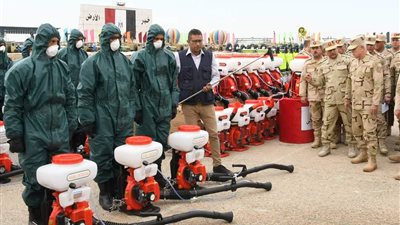 القوات المسلحة تبدأ تطهير مناطق يتردد عليها أعداد كبيرة من المواطنين ضد كورونا