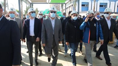 وزير الرياضة يتفقد سيتي كلوب كفر الشيخ ويعطي إشارة البدء للنادي 