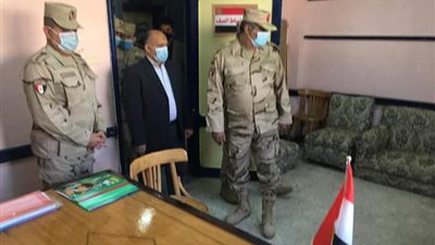 قائد قطاع الاسماعيلية للثانوية العسكرية يتفقد مدارس التأسيس العسكري بالشرقية