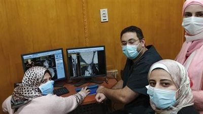 مستشفى بنها الجامعي: بدء تشغيل أول جهاز أشعة مقطعية للشرايين التاجية