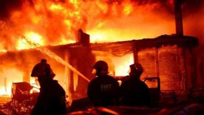 حريق بمنطقة الدرب الاحمر.. وقوات الحماية المدنية تسيطر