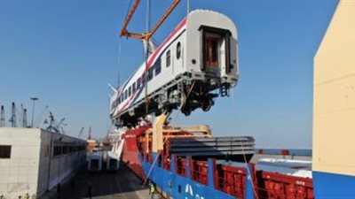 السكة الحديد: وصول 13 عربة روسية جديدة عبر ميناء الإسكندرية 